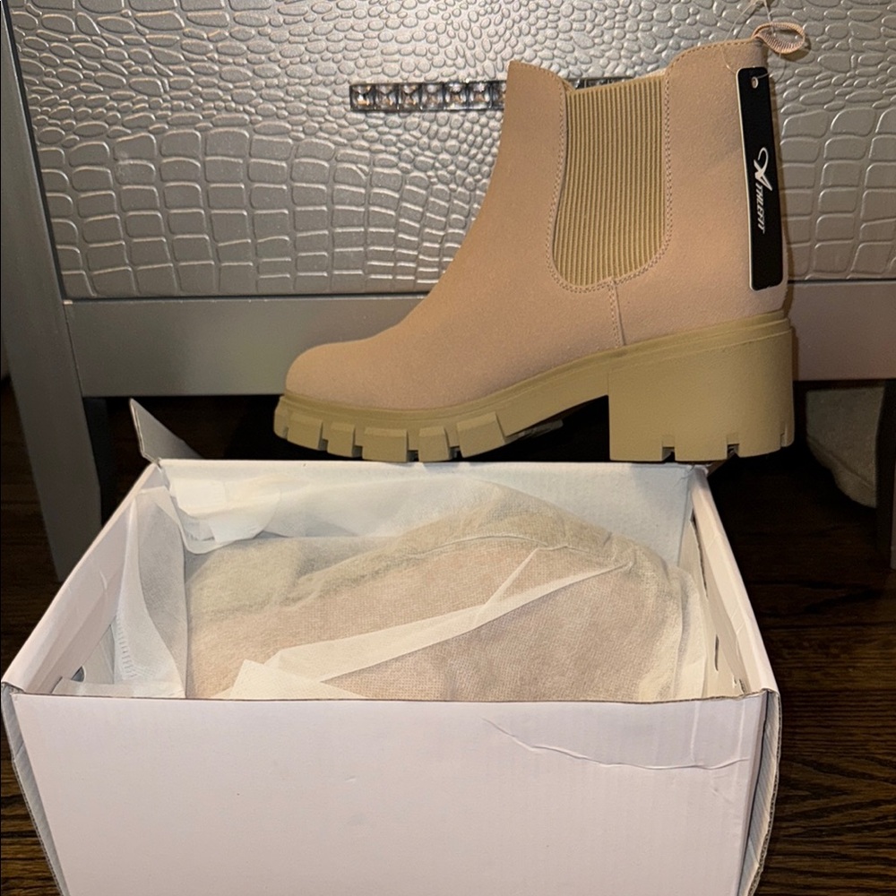 Tan Ankle Boots by